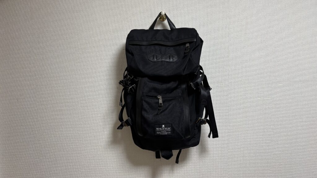 大阪湾電車釣行で使用しているリュック