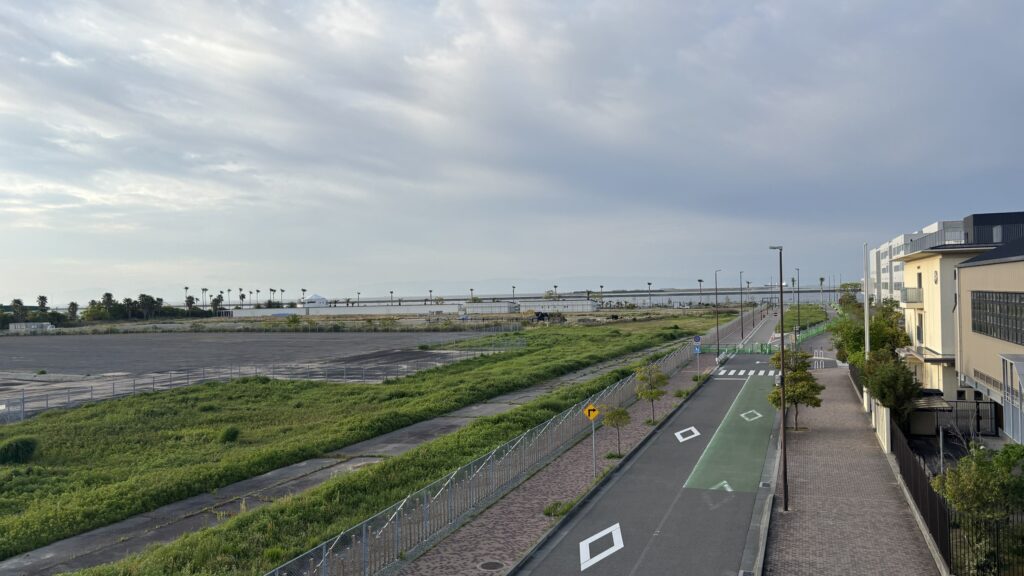 マリンパーク駅からの景色